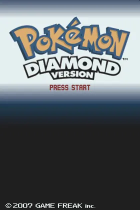 Pokemon - Diamond Version (USA) (Rev 5) screen shot title